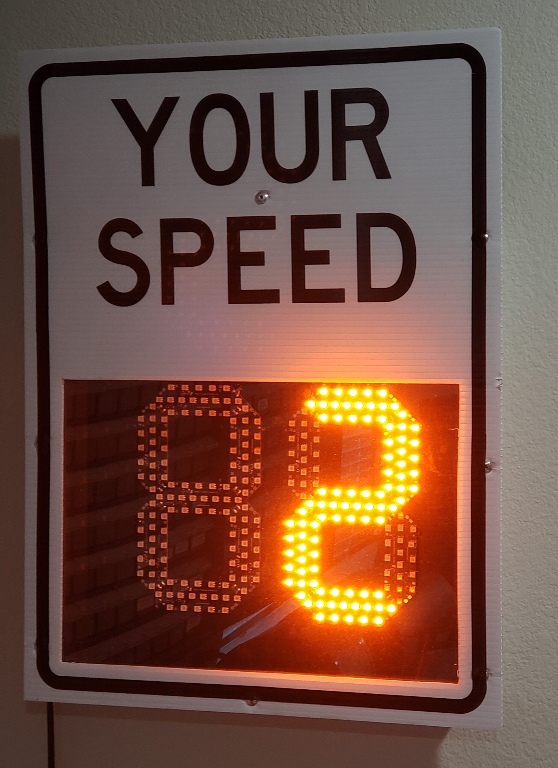 Arduino Radar Speed Sign