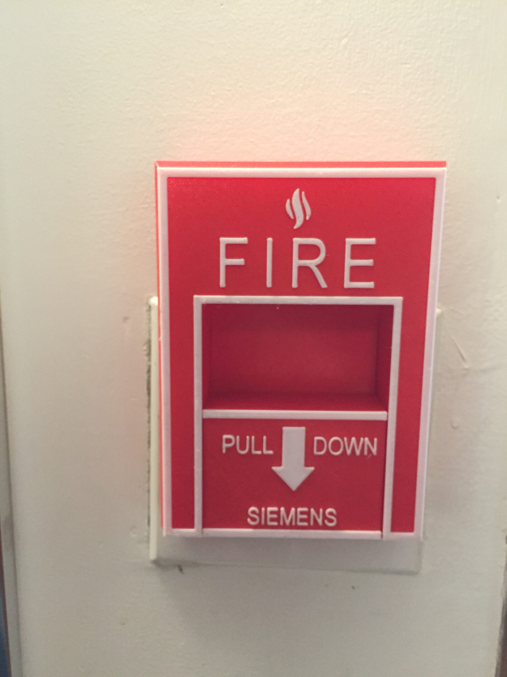 Fire Alarm Pull Light Switch Cover